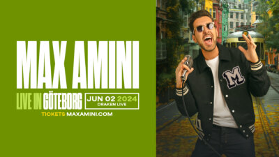 Max Amini live in Göteborg! (in English)