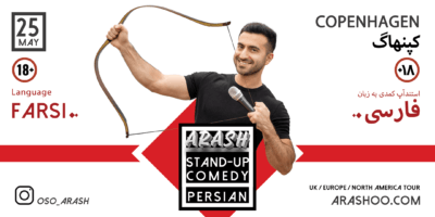 Arash – Stand-Up Comedy (Persian) in Copenhagen