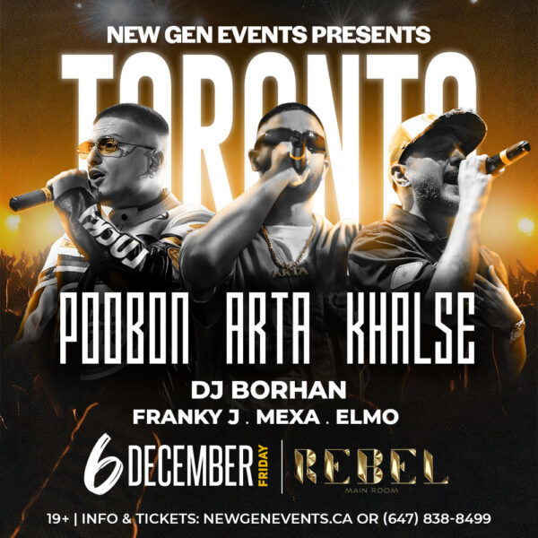 Arta, Poobon, & Sepeh Khalse in Toronto