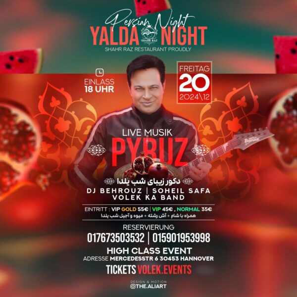 Yalda Night with Piruz in Hannover