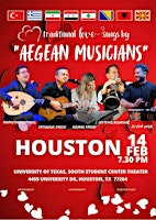 HOUSTON / Turkish,Arabic, Persian,Greek.. Love Songs by AEGEAN MUSICIANS