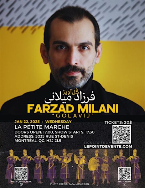 "GolAvij" music night by Farzad Milani