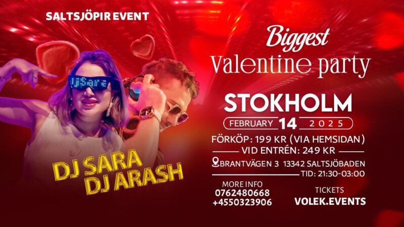 Valentine Party in Stockholm