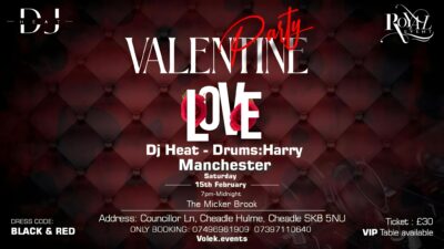 Valentine’s Day Party in Manchester