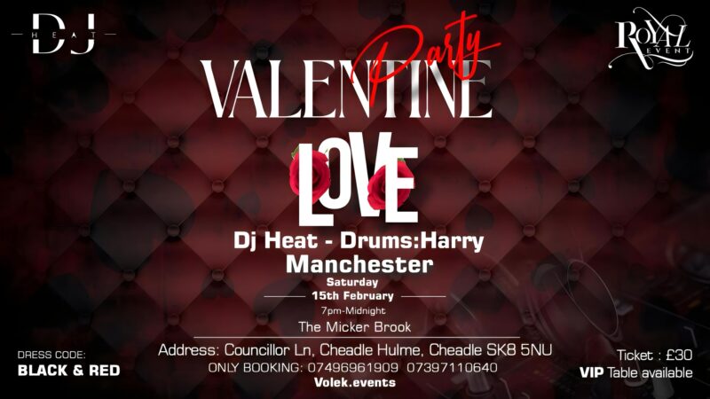 Valentine’s Day Party in Manchester