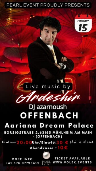 Valentine Party with Ardeshir Live in Offenbach