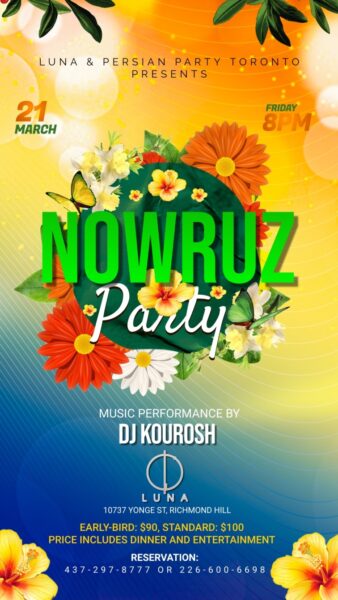 Nowruz Party (Luna Richmond Hill)