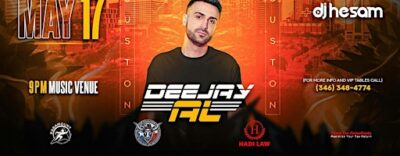 Biggest Persian Party in Houston with DEEJAY AL & Deejay Hesam