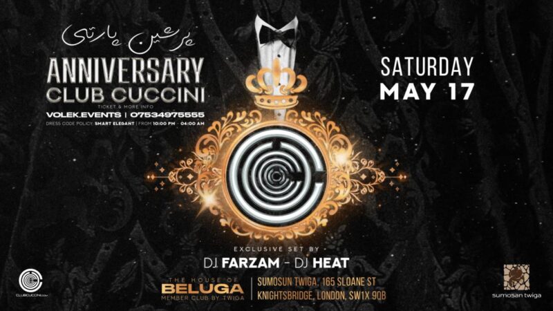 Club Cuccini Anniversary Celebration in London
