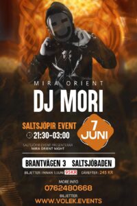 Mira Orient Night med DJ Mori in Stockholm