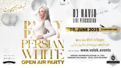 Persian White Open Air Party in Stuttgart
