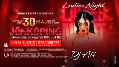 Ladies Night Party with DJ Ati in Jönköping