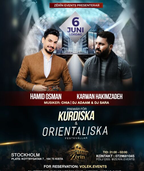 Kurdish & Oriental Party Night in Stockholm