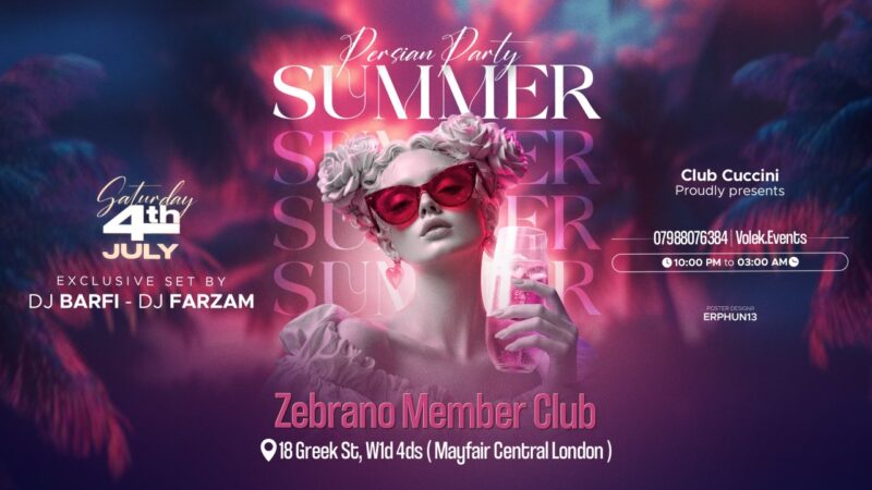 Persian Summer Party in London
